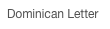 Dominican Letter